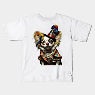 Clown Costume Chihuahua Dog Kids T-Shirt